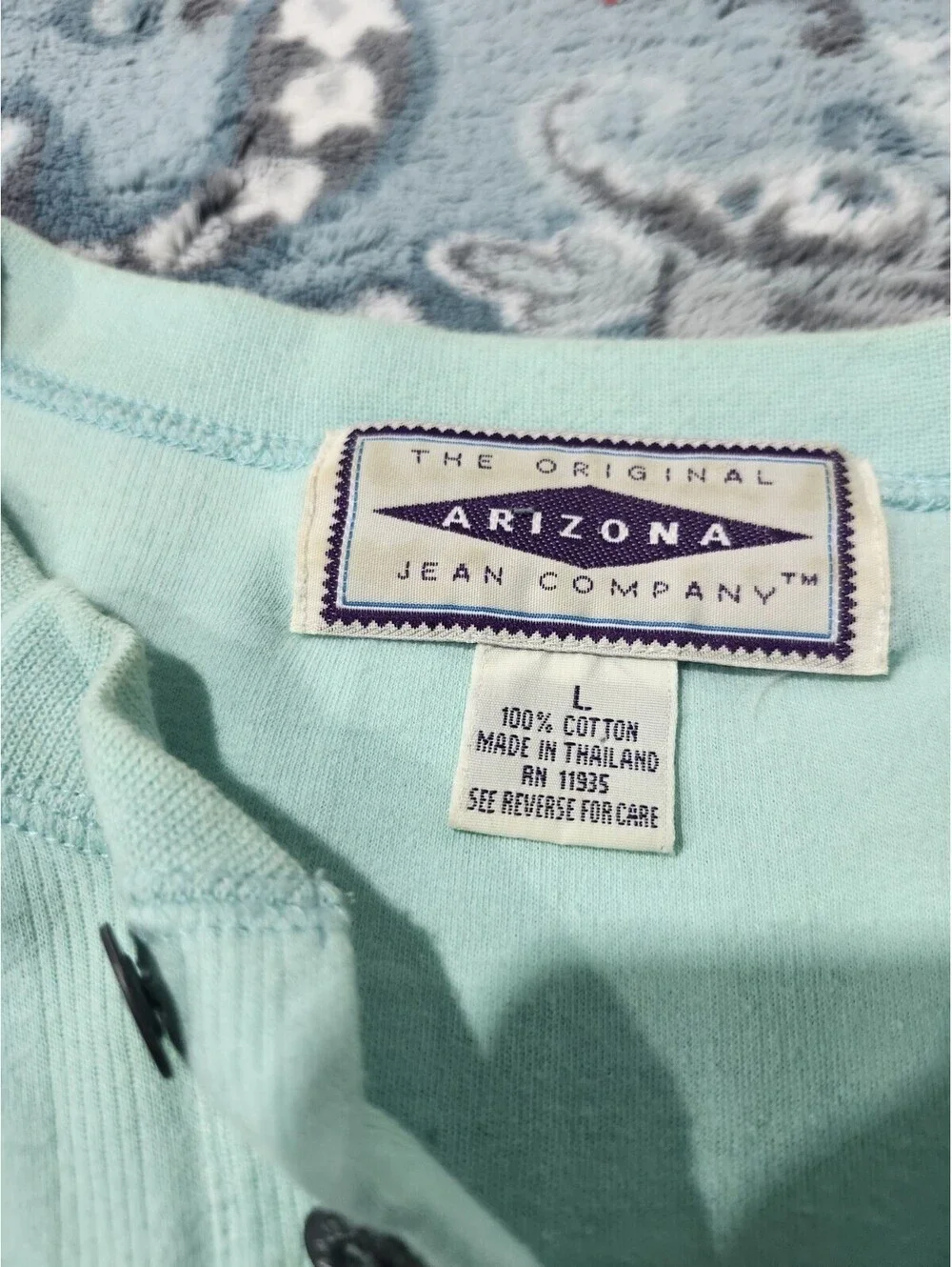 Vintage The Original Arizona Jean Co Soft Collar Shirt Size Large